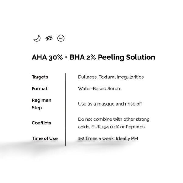 AHA 30% + BHA 2% Peeling Solution( 30ml ) - Image 3
