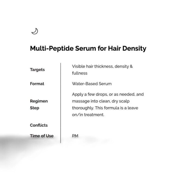 Multi-Peptide Serum For Hair Density( 60ml ) - Image 3