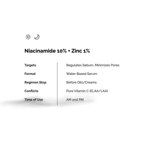 Niacinamide 10% + Zinc 1%( 30ml ) - Image 2